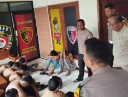 25 Gangster Diamankan Polisi, 1 Masih Sekolah SD