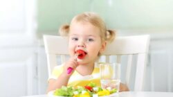 hCXXl1 ilustrasi balita sedang makan